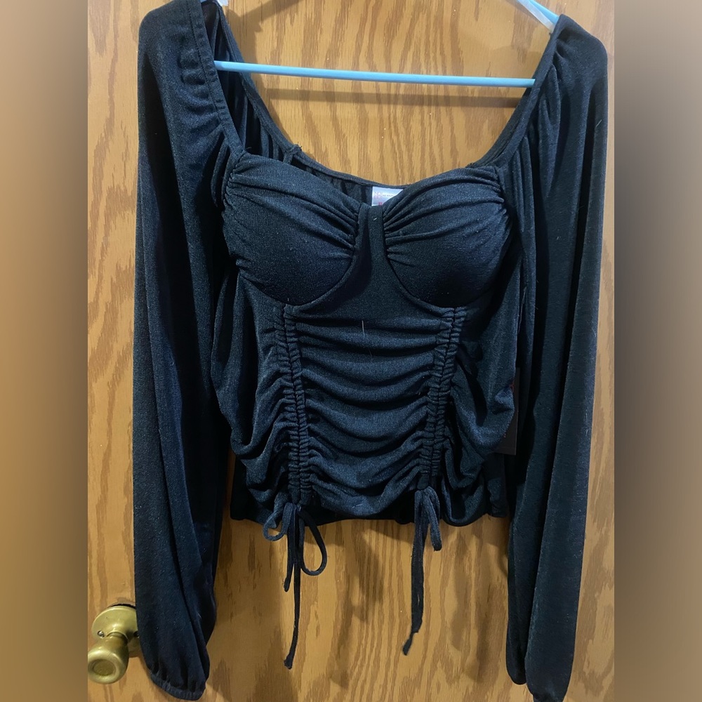 Satin blouse. Brand new with tags. XL